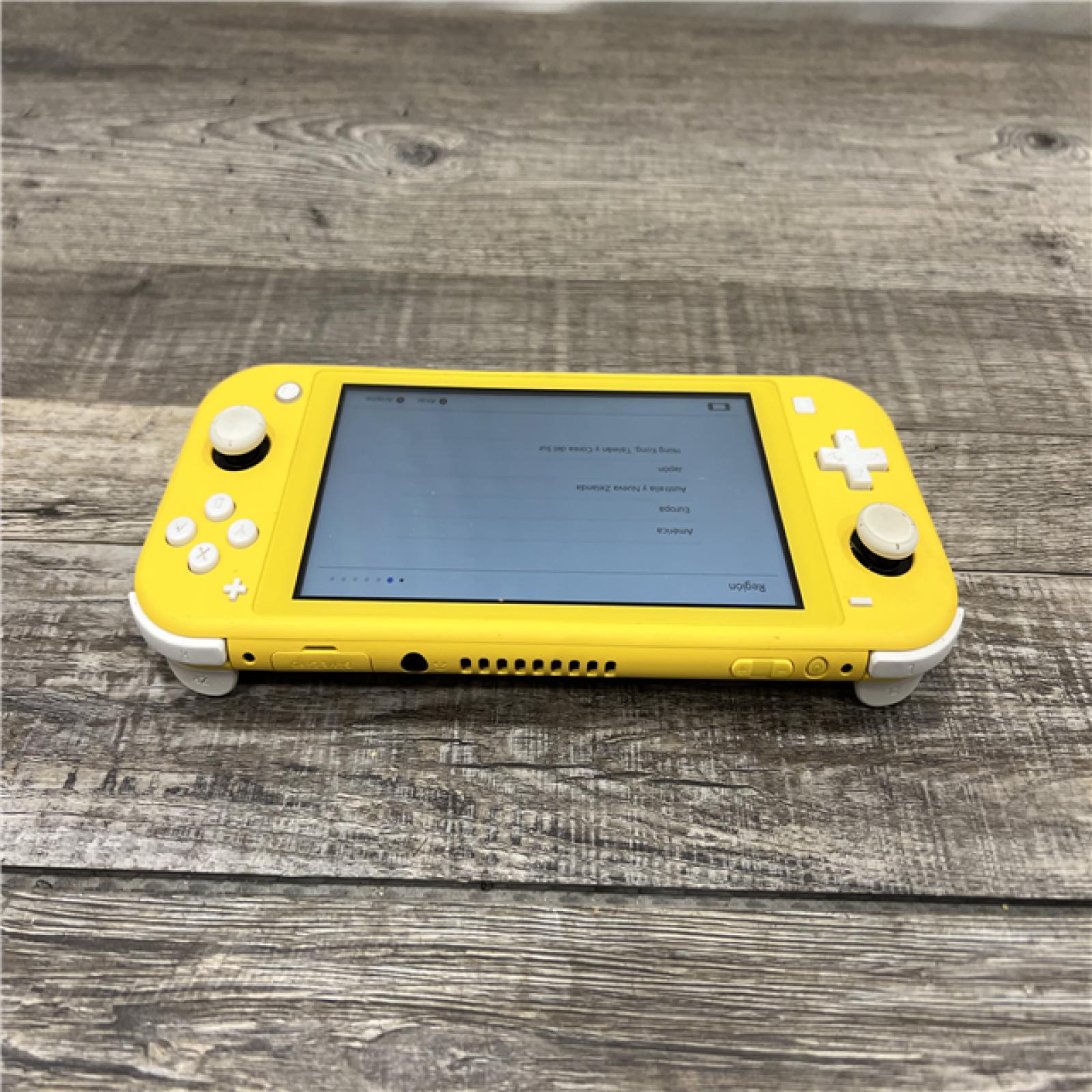 AS-IS Nintendo Switch Lite Handheld Console - Yellow