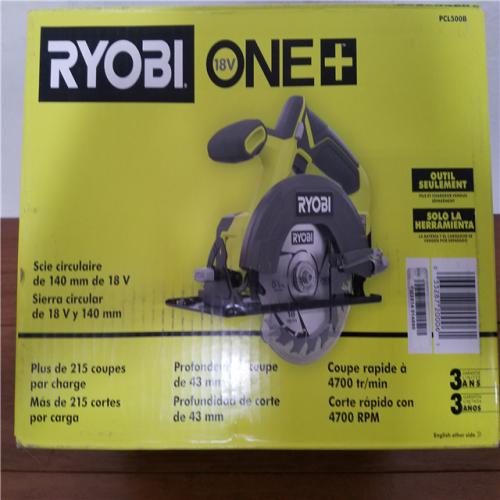 California NEW Ryobi One+ 18V 5-1/2 Circular Saw (Tool Only)