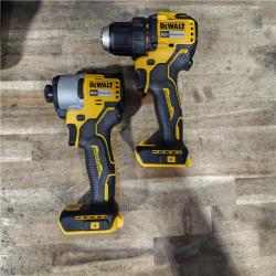 HOUSTON LOCATION - AS-IS DEWALT 2 TOOL COMBO KIT W/ (2) BATTERY & CHARGER