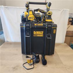 AS-IS- DEWALT 20V Lithium-Ion Cordless 6-Tool Combo Kit with 5.0 Ah and 2.0 Ah Batteries  Charger and Tough System 2.0 Rolling Toolbox