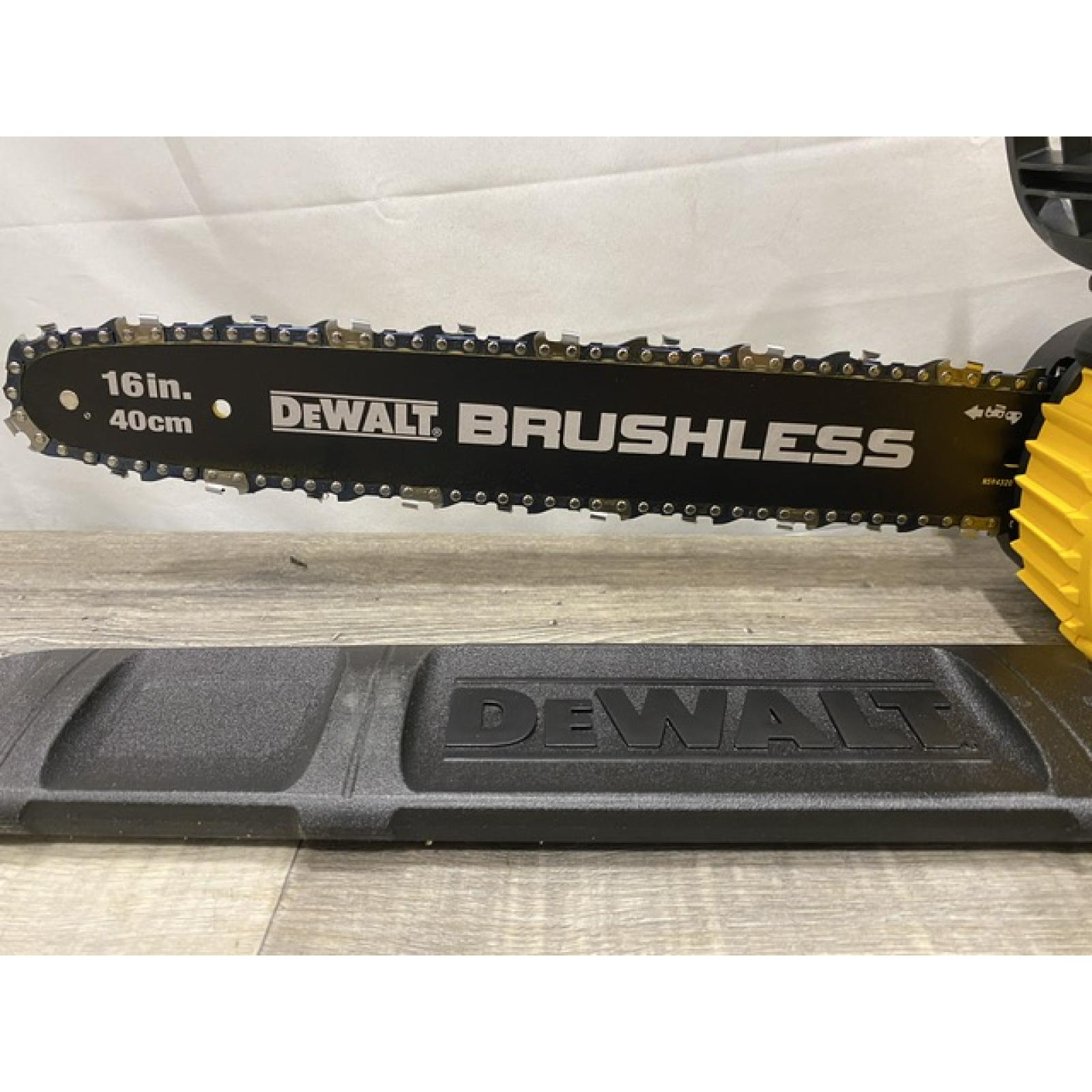 AS-IS DEWALT FLEXVOLT 60V MAX 16in. Brushless Cordless Battery Powered Chainsaw Kit