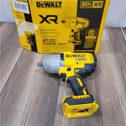AS-IS DEWALT 20V MAX XR Lithium-Ion Cordless 1/2 High Torque Hog Ring Anvil Impact Wrench (Tool Only)