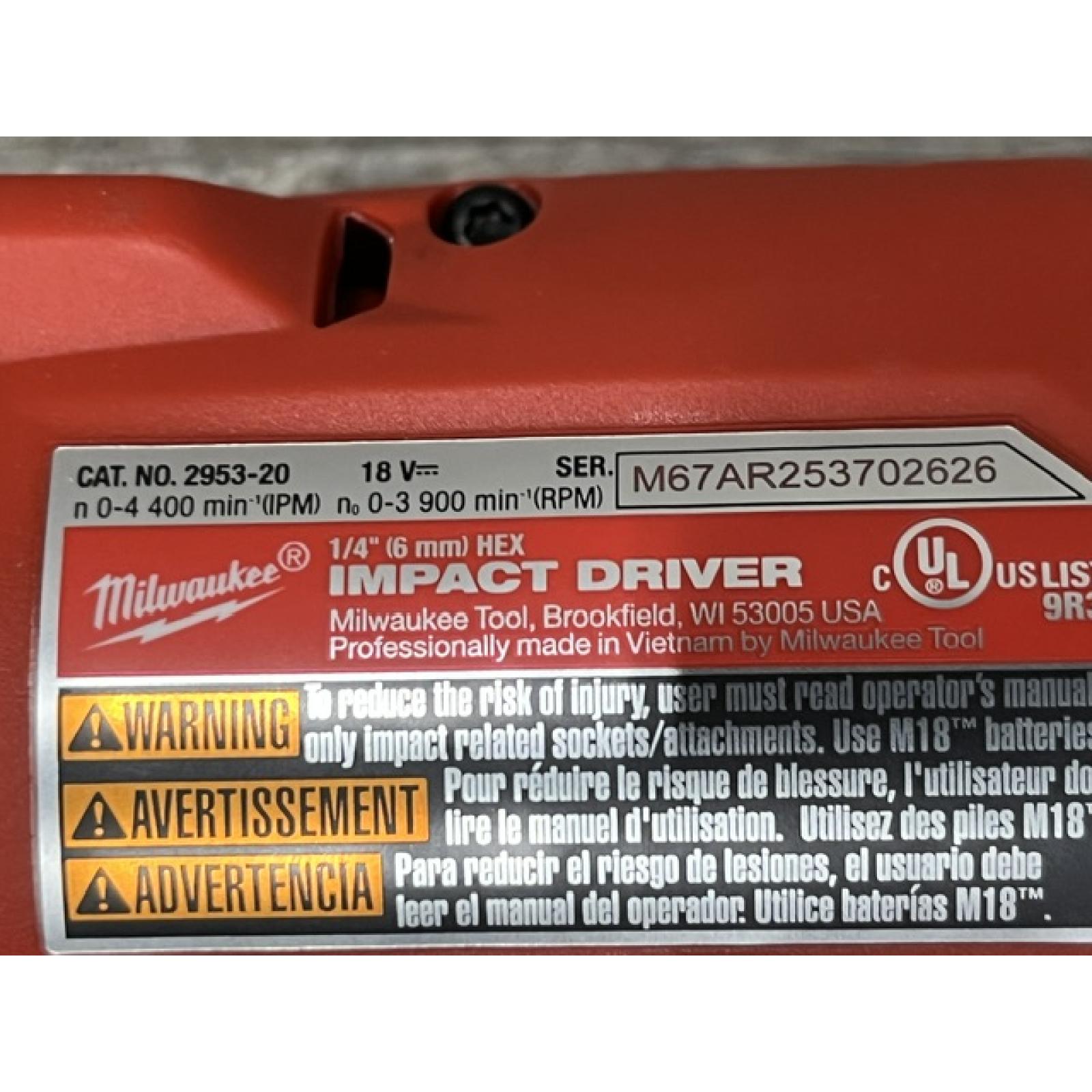 AS-IS Milwaukee FUEL 18V Lithium-Ion Brushless Cordless Hammer Drill and Impact Driver Combo Kit