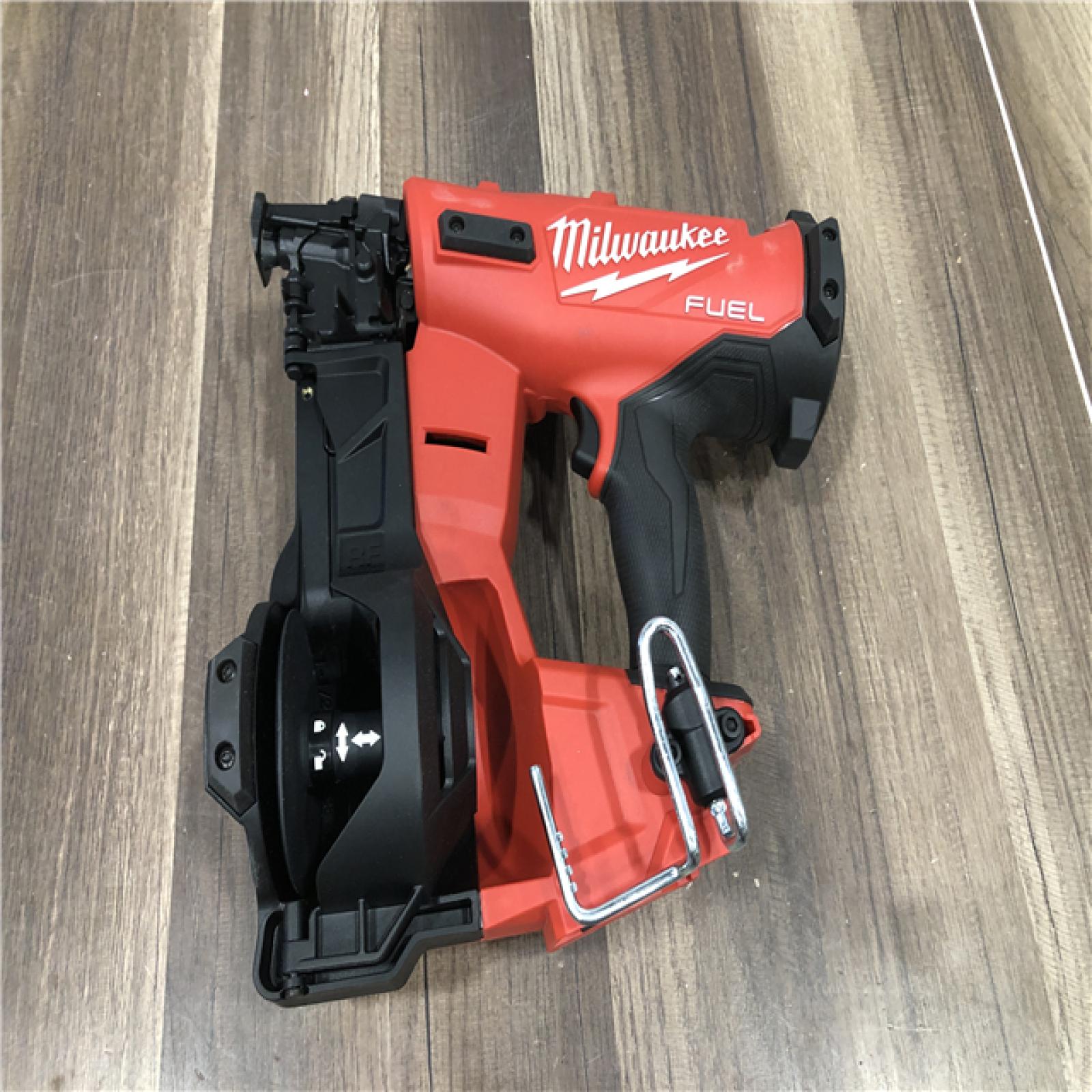 AS-IS Milwaukee FUEL 18-Volt Lithium-Ion Brushless Cordless Coil Roofing Nailer (Tool Only)