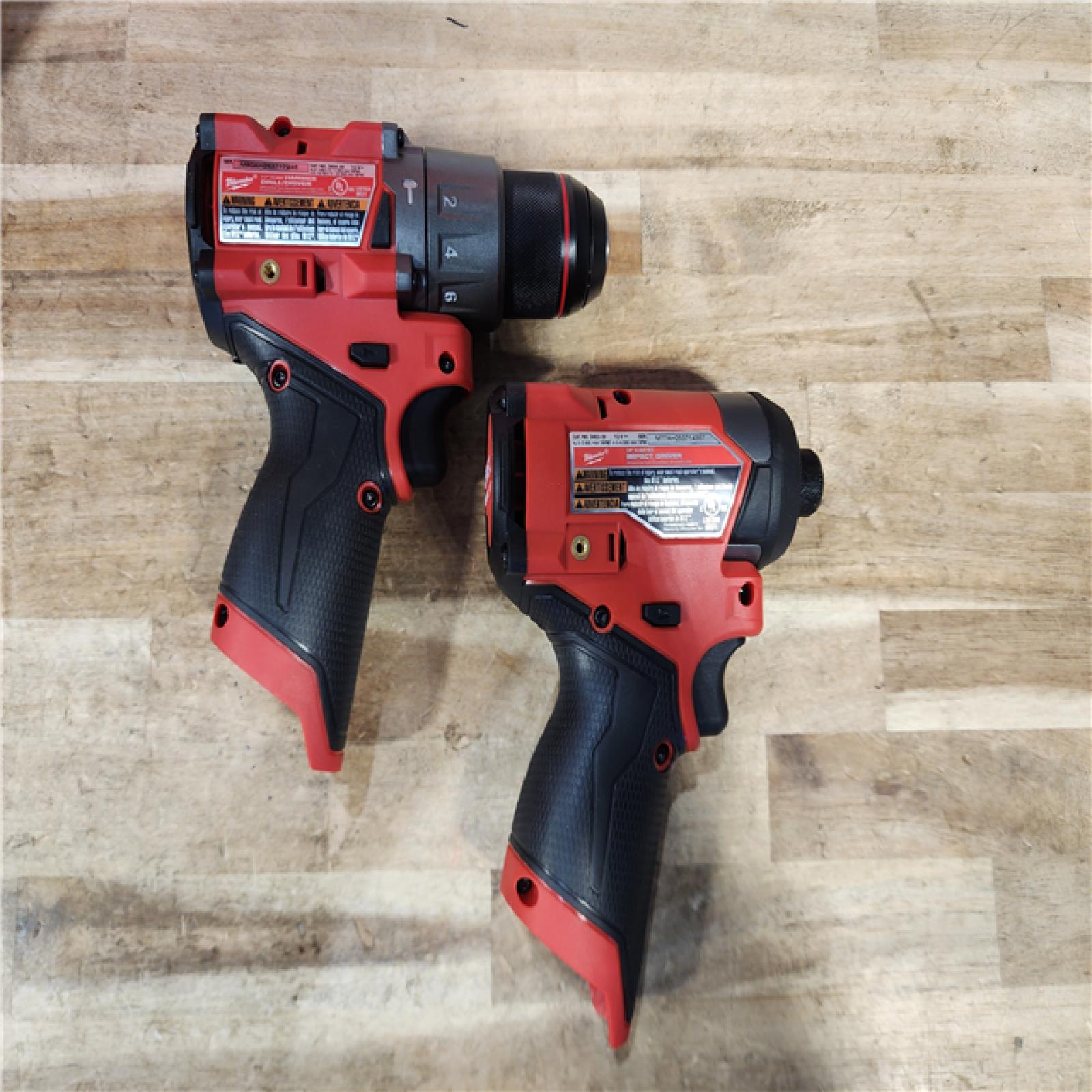 HOUSTON LOCATION - AS-IS (APPEARS LIKE NEW) Milwaukee FUEL 12-Volt Lithium-Ion Brushless Cordless Hammer Drill and Impact Driver Combo Kit