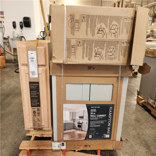 Phoenix Location Mixed AS-IS Hampton Bay Assembled Wall Kitchen Cabinet Pallet