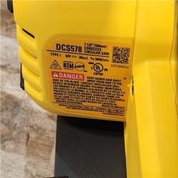 HOUSTON LOCATION - AS-IS DEWALT FLEXVOLT 60V MAX Cordless Brushless 7-1/4 in. Circular Saw with Brake (Tool Only)