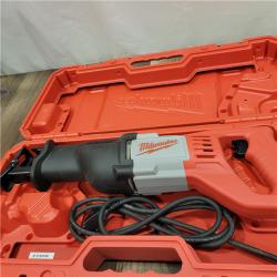 AS-IS  Milwaukee 12 Amp SAWZALL Reciprocating Saw with Case