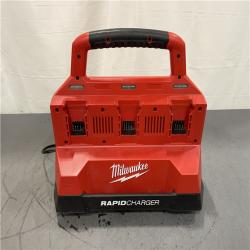 AS-IS - Milwaukee M18 18V Lithium-Ion PACKOUT 6-Port Rapid Charger