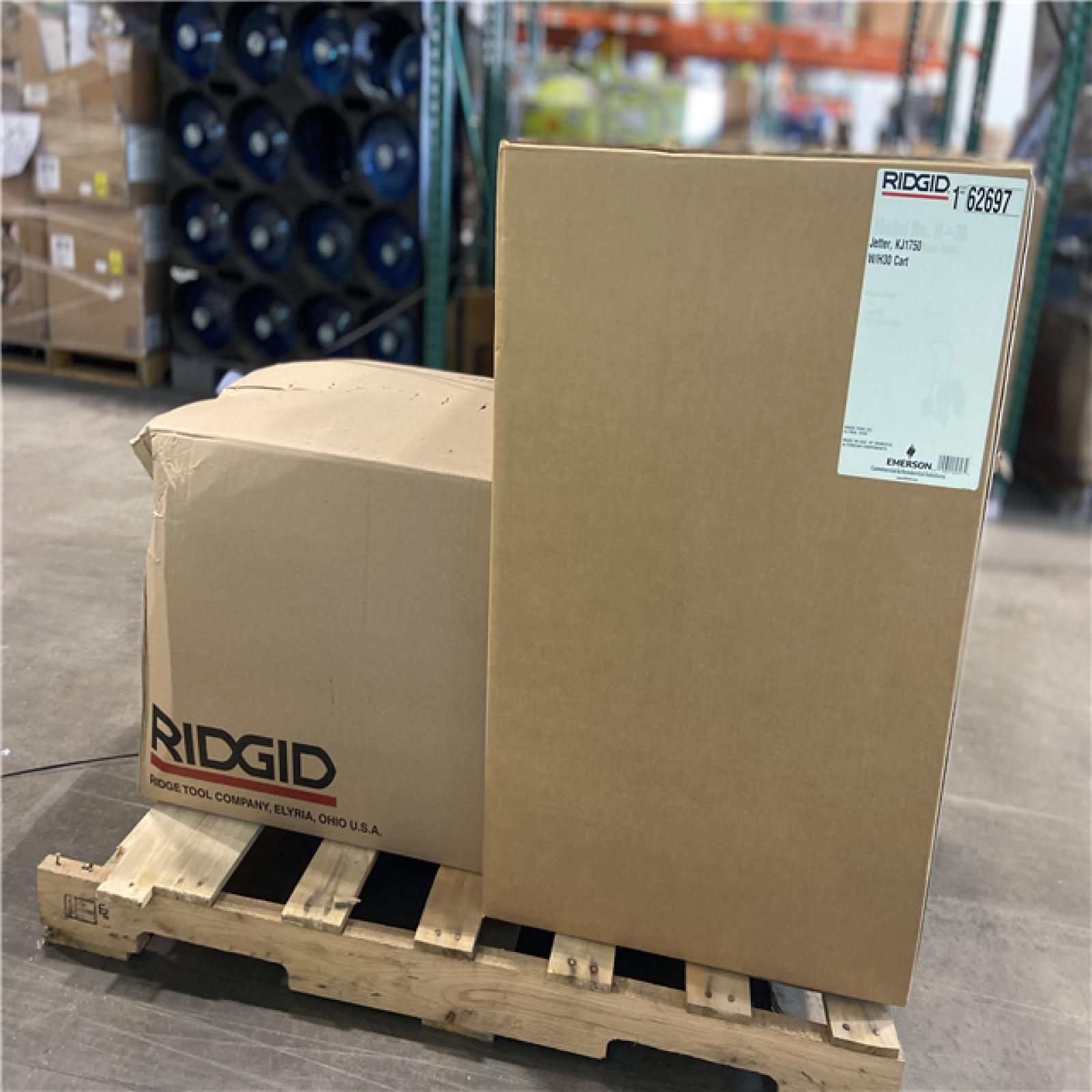 DALLAS LOCATION - RIDGID 62697 KJ-1750-C Water Jetter Drain Cleaner with Cart