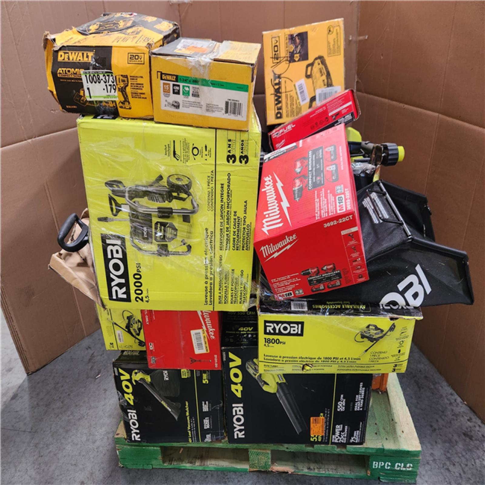 CALIFORNIA AS-IS TOOL PALLET