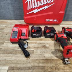 HOUSTON LOCATION - AS - IS Milwaukee FUEL 18V Lithium-Ion Brushless Cordless Hammer Drill and Impact Driver Combo Kit