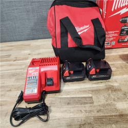 HOUSTON LOCATION - AS-IS Milwaukee 18V Lithium-Ion Brushless Cordless Compact Drill/Impact Combo Kit