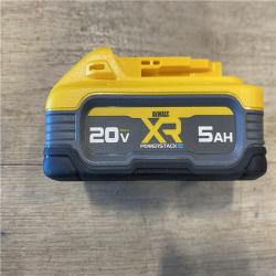 AS-IS DEWALT 20V MAX XR POWERSTACK Lithium-Ion Battery Starter Kit with 5.0Ah and 1.7Ah Batteries and Charger