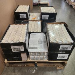 Phoenix LIKE NEW MSI Crema Arched Herringbone 12 W x 14 L x 0.50 in. Polished Marble Mosaic Kitchen and Bath Wall Tile (128 sq. ft./13 Case)