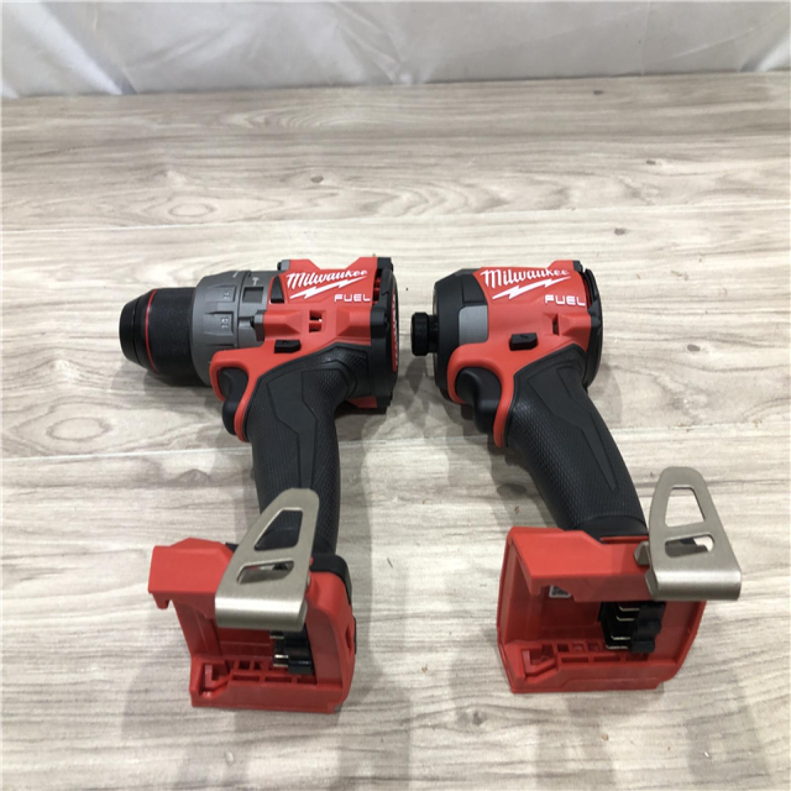 AS-IS Milwaukee FUEL 18V Lithium-Ion Cordless Hammer Drill and Impact Driver Combo Kit