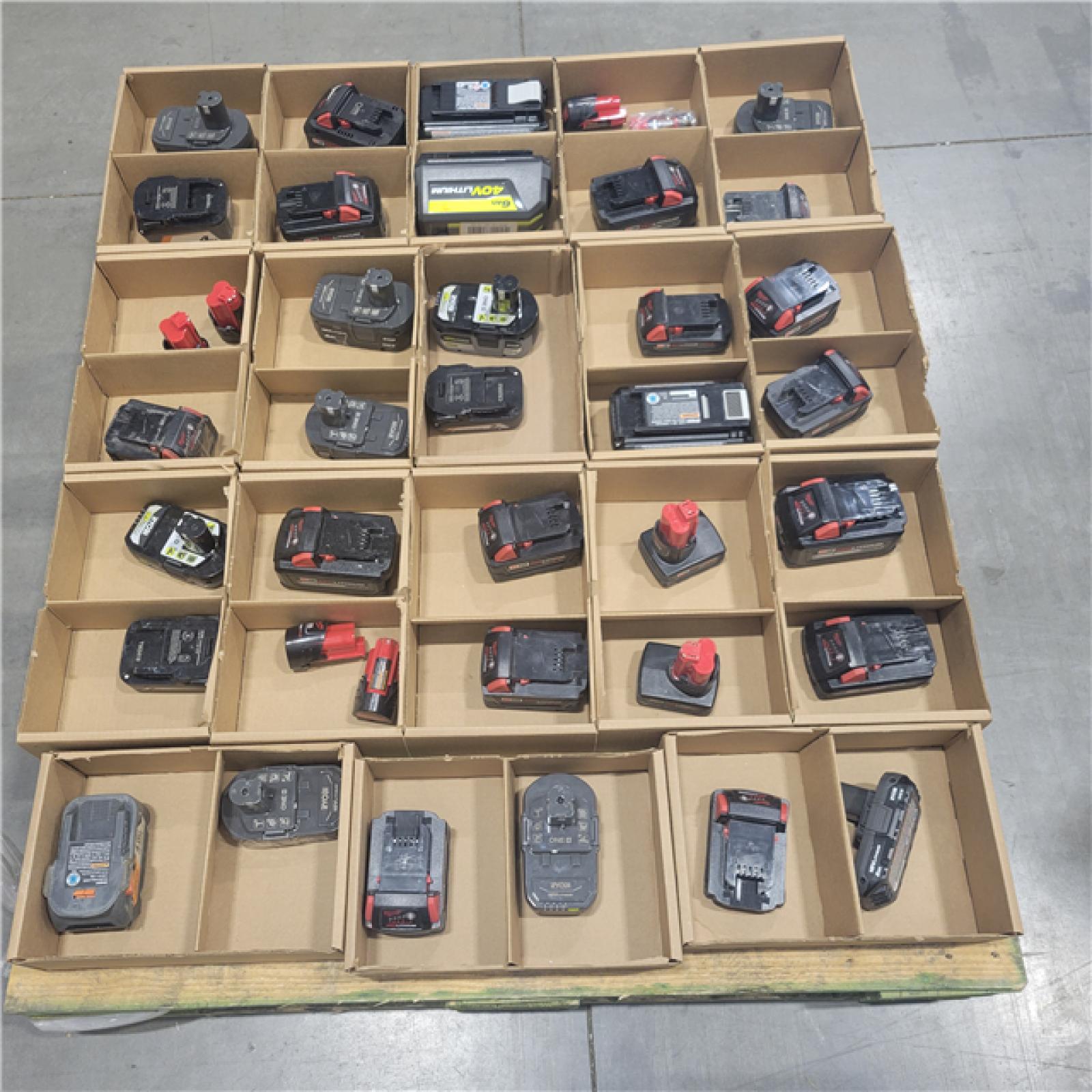 DALLAS LOCATION - AS-IS BATTERY PALLET