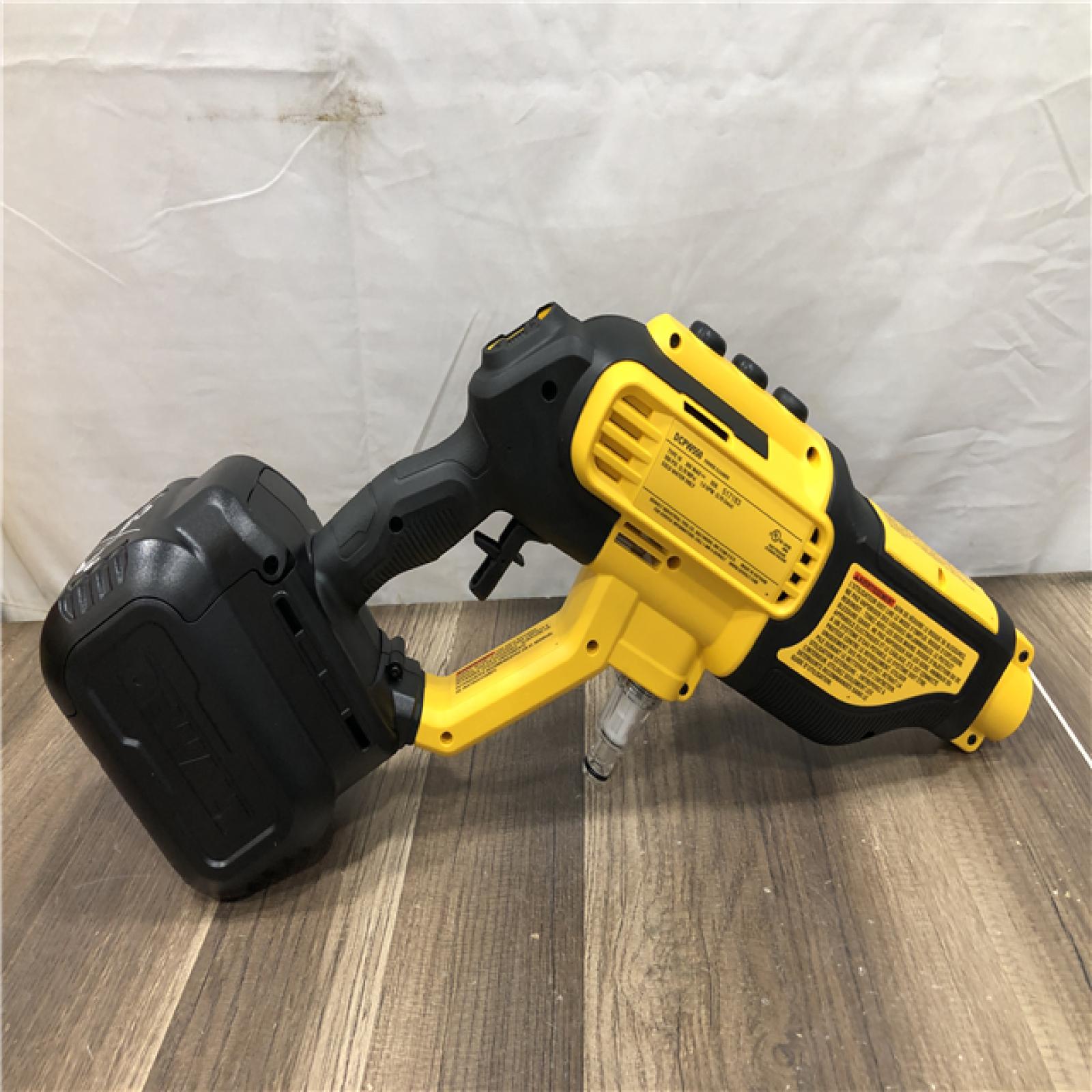 AS-IS  DEWALT 20V MAX 550 PSI 1.0 GPM Cold Water Cordless Battery Power Cleaner with 4-Nozzles (Tool Only)
