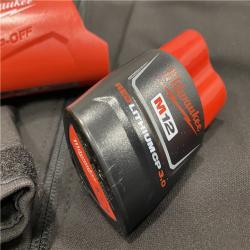 AS-IS Milwaukee Men's 2X-Large 12-Volt Lithium-Ion Cordless Tough Shell Black Heated Jacket Kit