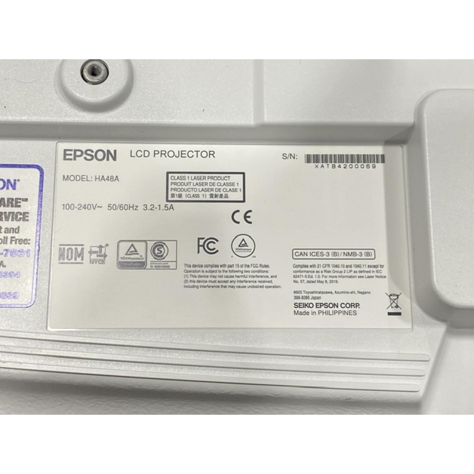 AS-IS Epson - Home Cinema LS11000 4K PRO-UHD Laser Projector - White