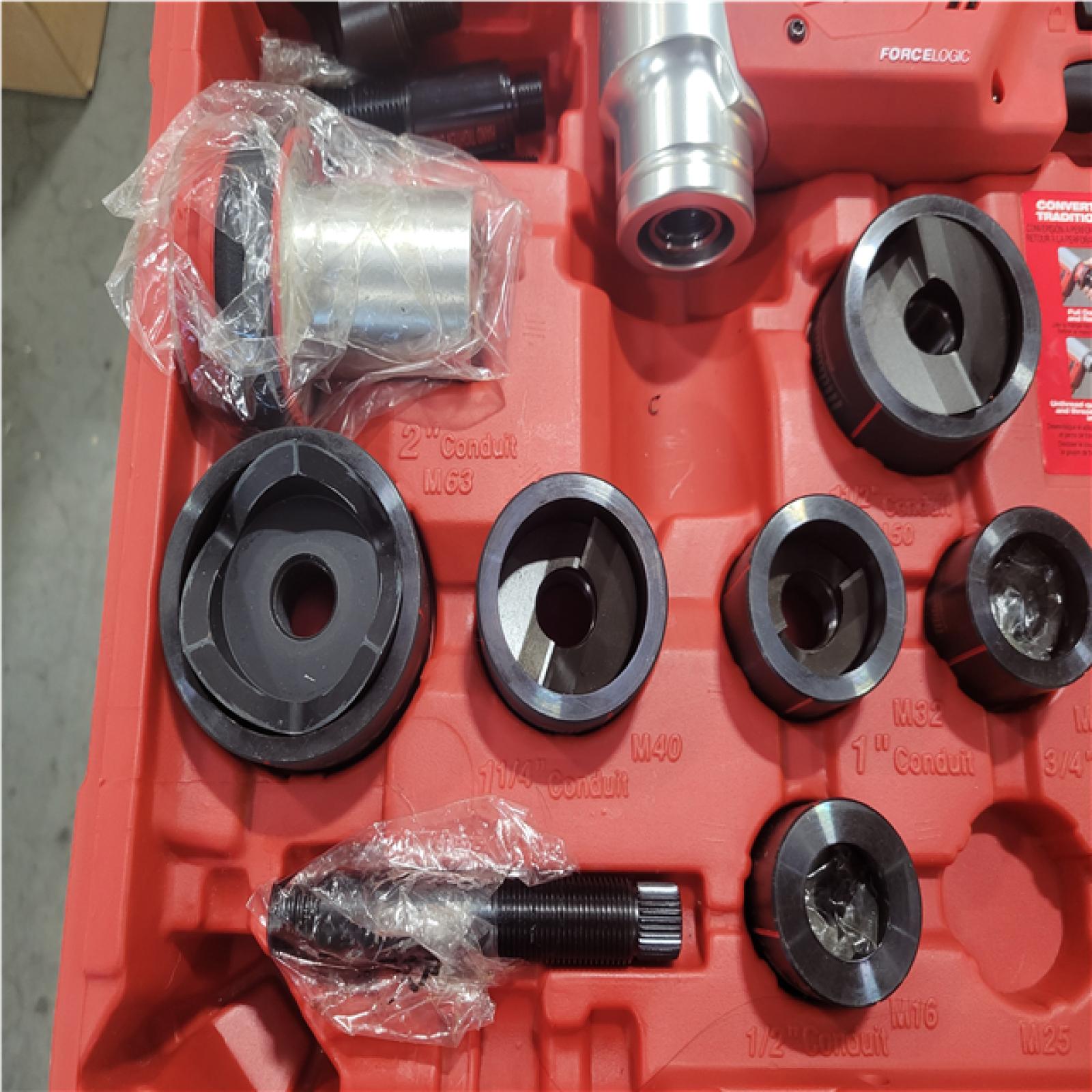CALIFORNIA AS-IS MILWAUKEE M18 FORCE LOGIC 6T KNOCKOUT TOOL