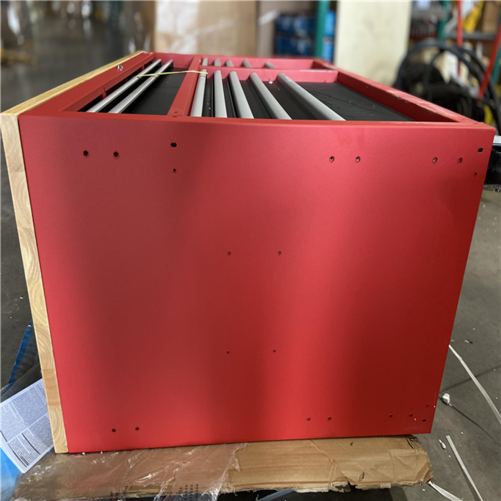 DALLAS LOCATION - Milwaukee Tool Storage 52 in. W x 22 in. D Heavy Duty Red Mobile Workbench Cabinet