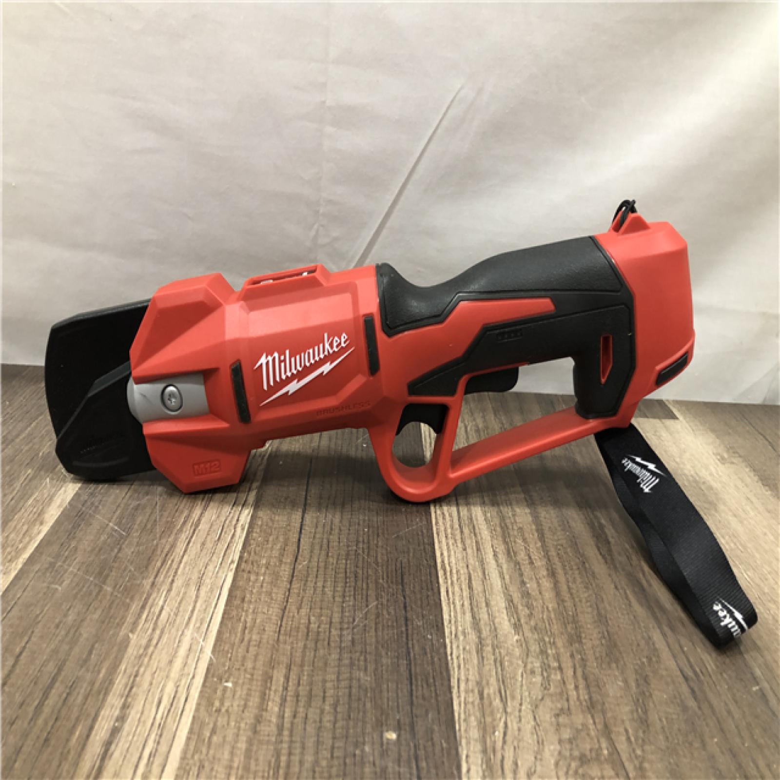 AS-IS Milwaukee 12V Cordless Brushless Pruner Shears Kit W/ 2.0 Ah Battery & Charger