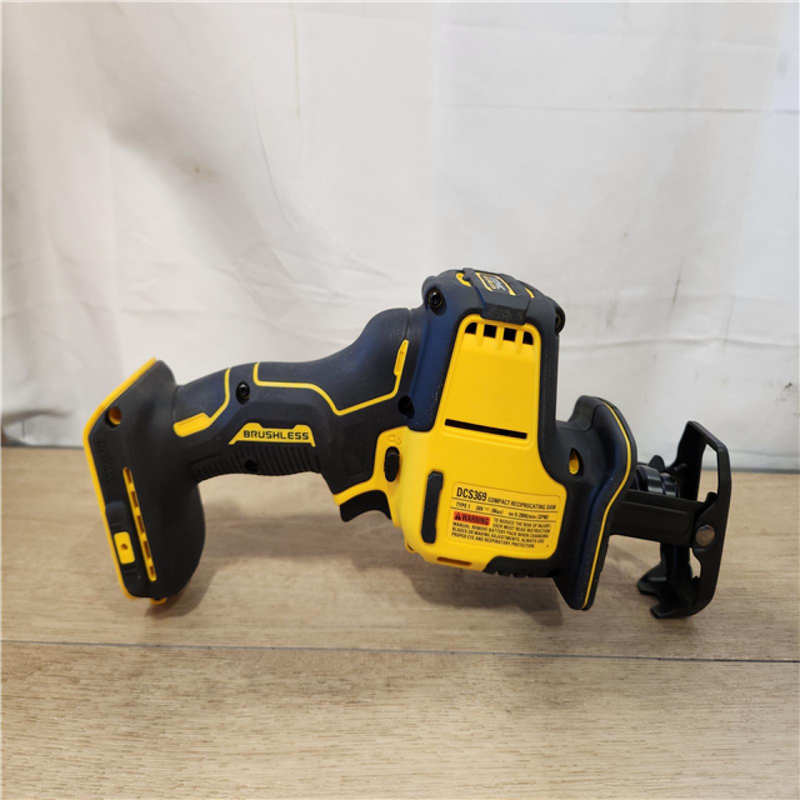 AS-IS- DEWALT ATOMIC 20V MAX Cordless Brushless Compact Reciprocating Saw (Tool Only)