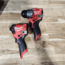 HOUSTON LOCATION - AS-IS (APPEARS LIKE NEW) Milwaukee FUEL 12-Volt Lithium-Ion Brushless Cordless Hammer Drill and Impact Driver Combo Kit