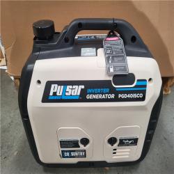 CALIFORNIA AS-IS LIKE NEW PULSAR 4000 WATT PORTABLE INVERTER GENERATOR