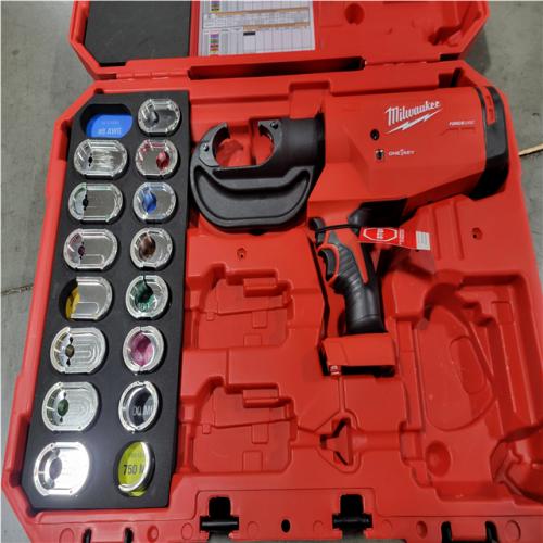 CALIFORNIA AS-IS MILWAUKEE M18 FORCE LOGIC 750 MCM CRIMPER W/ MCM AL DIES