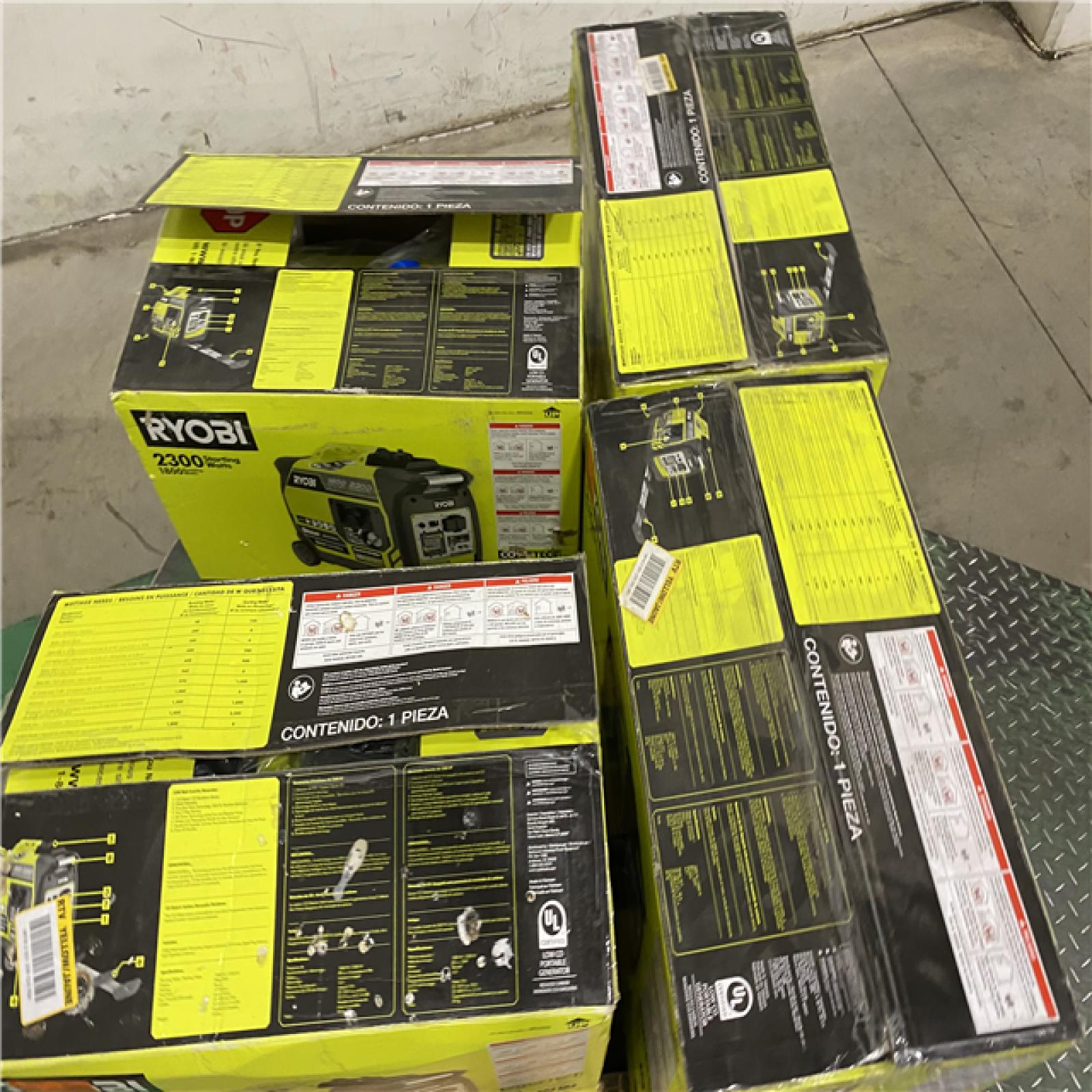 Dallas Location - As-Is RYOBI 2,300-Watt Gasoline Powered Generator(Lot Of 4)