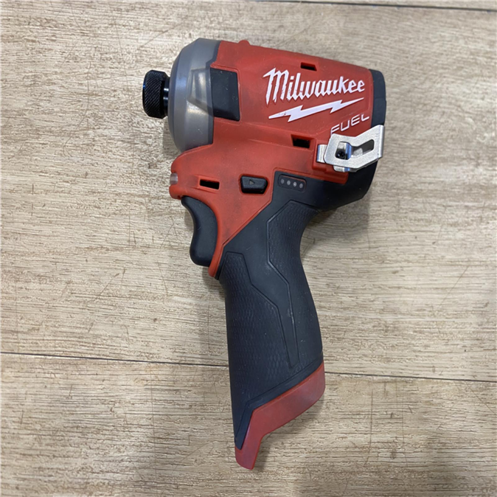 AS-IS Milwaukee FUEL SURGE 12V Lithium-Ion Brushless Cordless 1/4 in. Hex Impact Driver Compact Kit