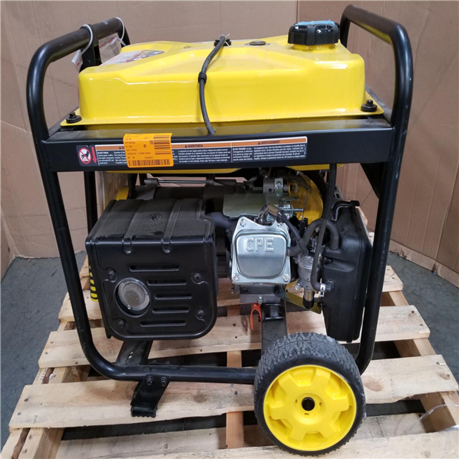 CALIFORNIA AS-IS CHAMPION DUAL FUEL PORTABLE GENERATOR