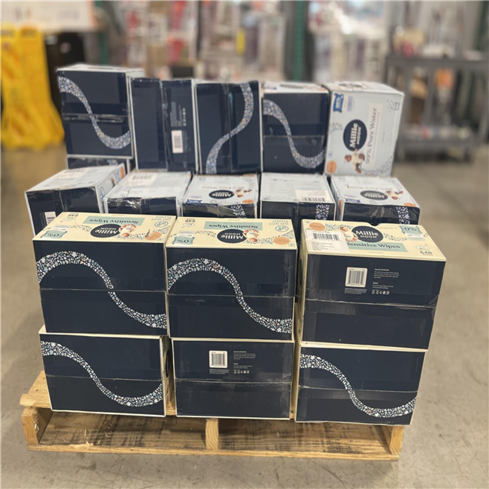 DALLAS LOCATION - BULLSEYE MIXED WIPES PALLET -(35 UNITS)
