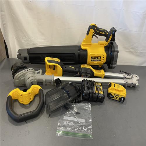 AS-IS - DEWALT 20V MAX Cordless Battery Powered String Trimmer & Blower Combo Kit