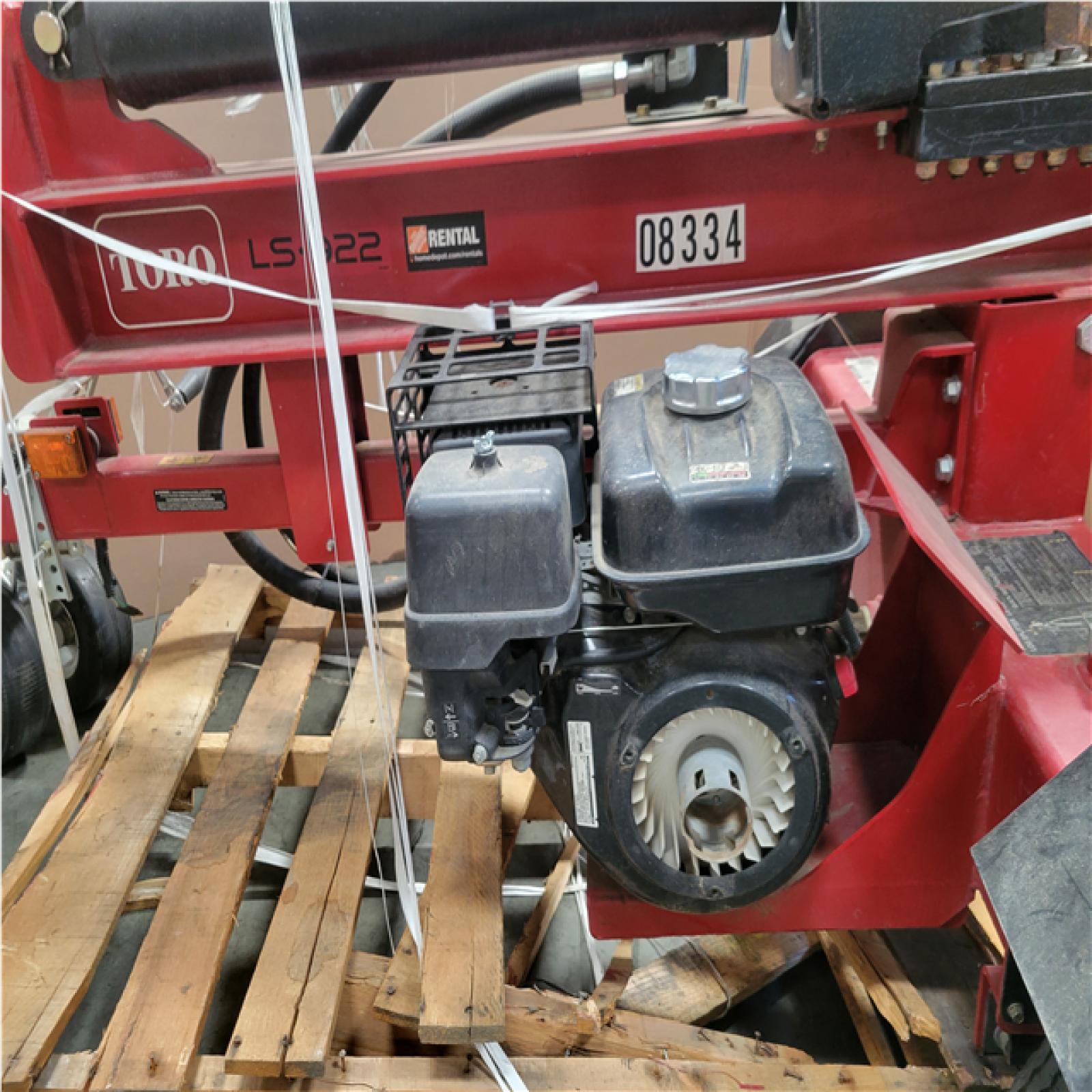 CALIFORNIA AS-IS TORO LOG SPLITTER