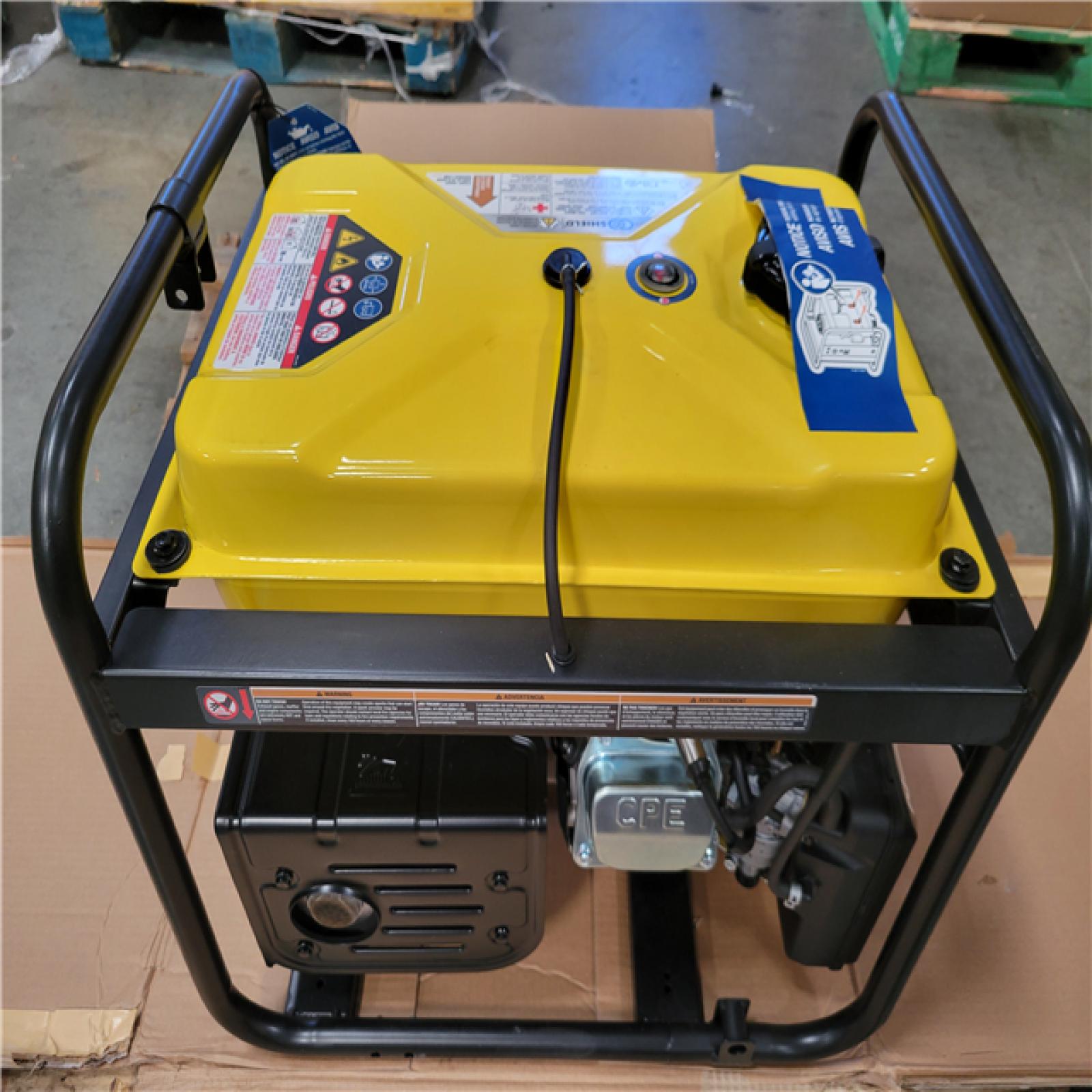 CALIFORNIA AS-IS NEW CHAMPION PORTABLE GENERATOR
