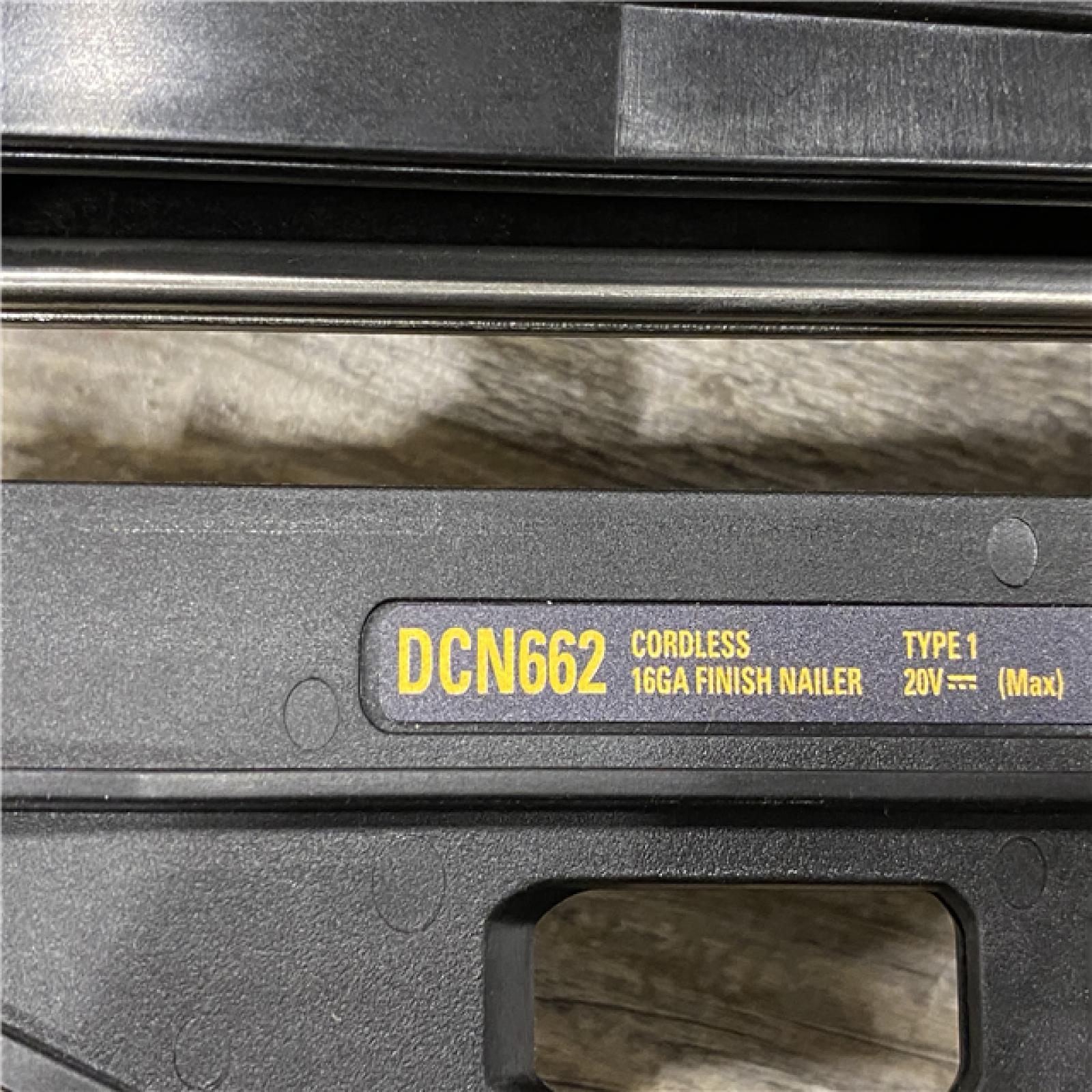 AS-IS DEWALT 20V MAX XR 16-Gauge Lithium-Ion Cordless Finish Nailer (Tool Only)