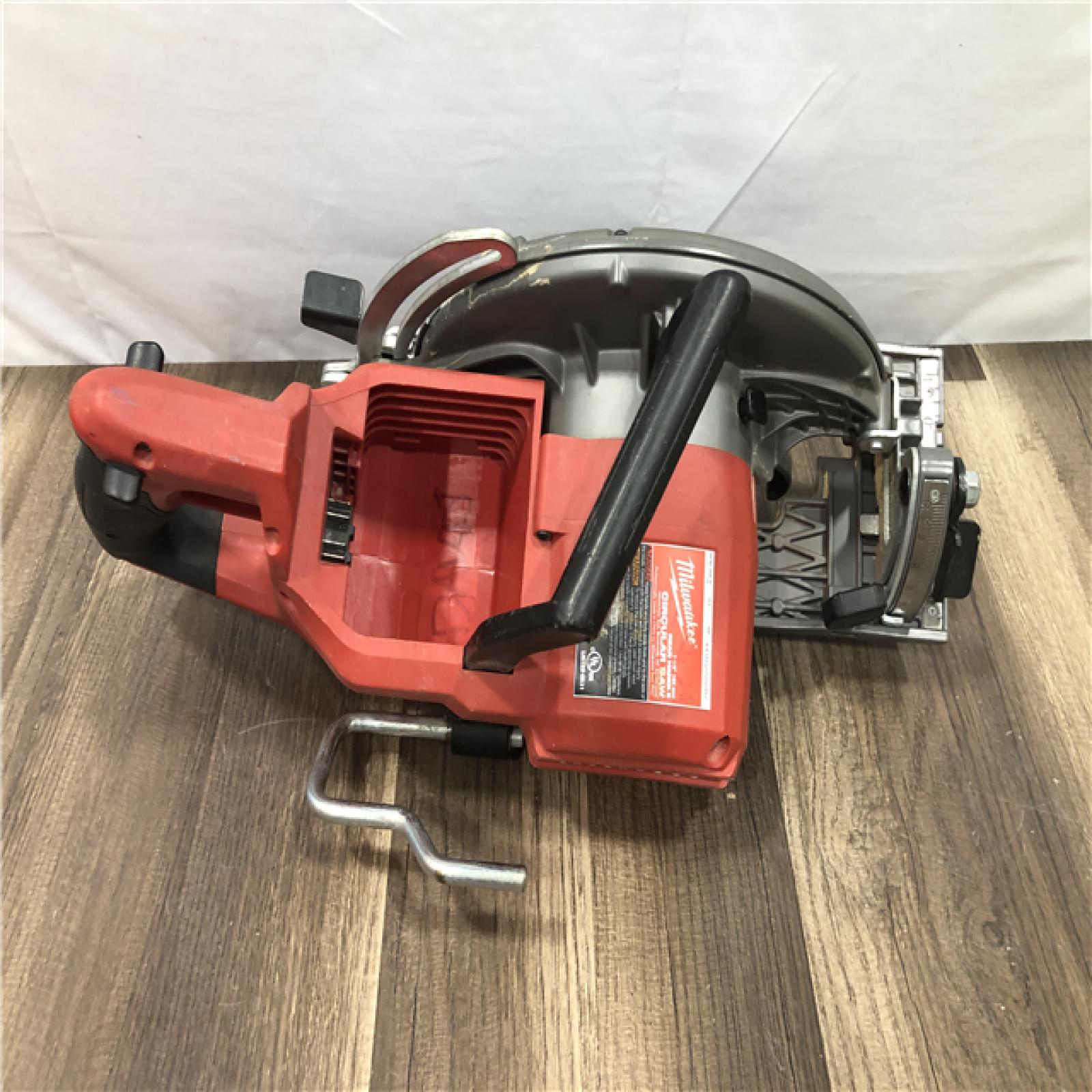 AS-IS Milwaukee  FUEL 18V Lithium-Ion Cordless 7-1/4 in. Rear Handle Circular Saw (Tool-Only)