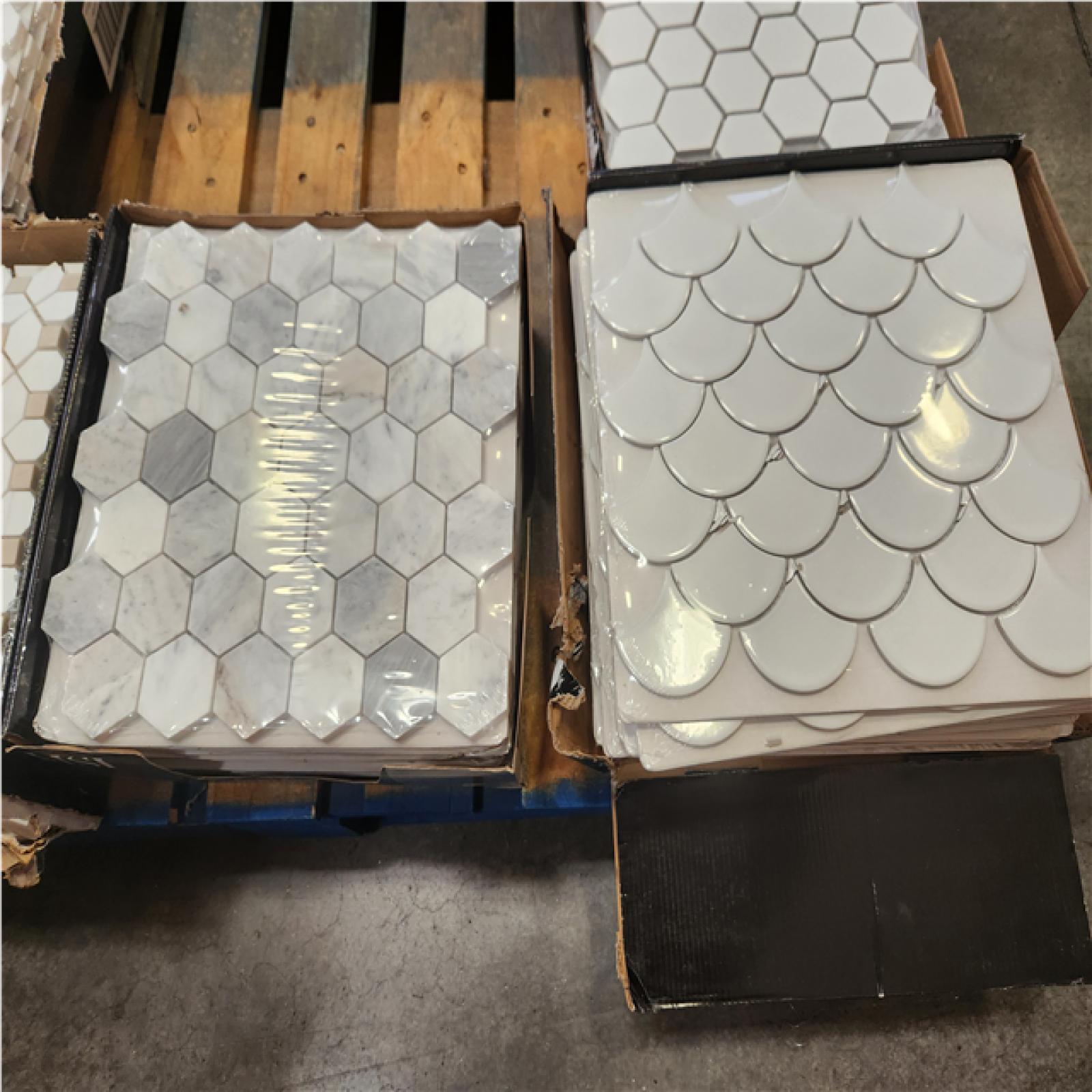 Phoenix AS-IS Mixed MSI Mosaic Floor and Wall Tile Pallet (8-Boxes)