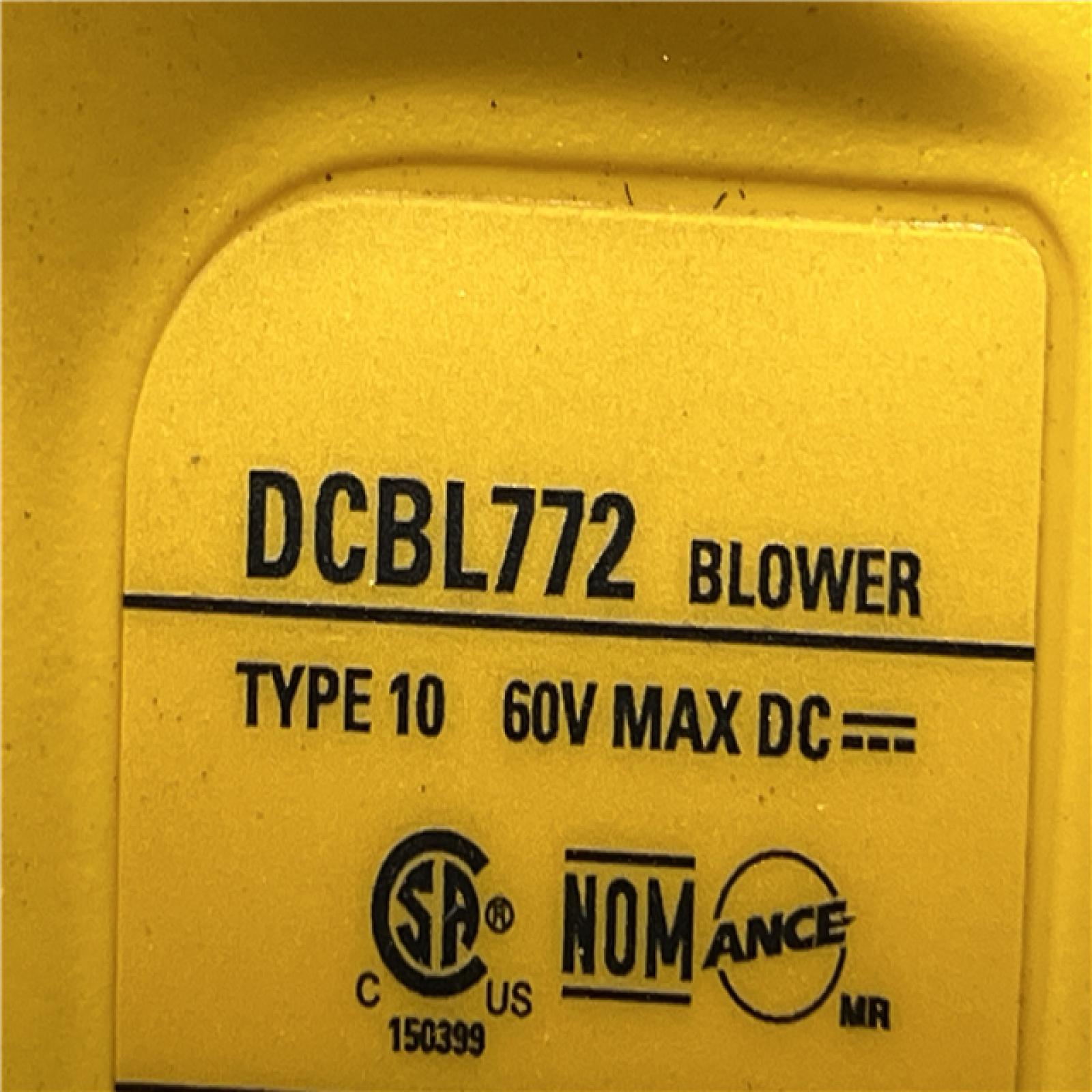 AS-IS DEWALT FLEXVOLT 60V MAX 125 MPH 600 CFM Brushless Cordless Battery Powered Blower (Tool Only)
