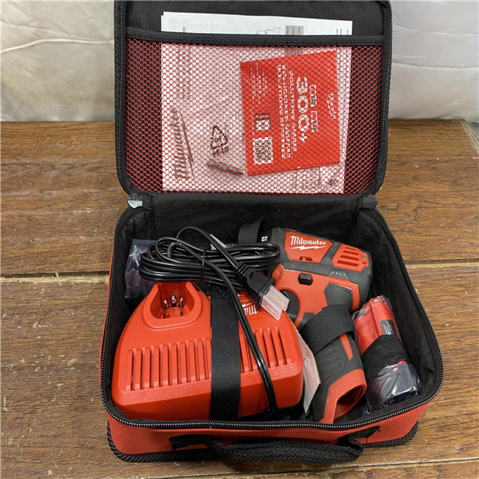 AS-IS Milwaukee 2401-22 - M12 12V Cordless Screwdriver Kit