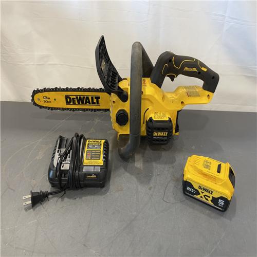 AS-IS - DEWALT 20V MAX Compact 12 Brushless Cordless Chainsaw Kit