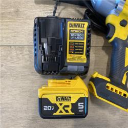 AS-IS DEWALT 20V MAX Lithium-Ion Cordless 1/2 in. Impact Wrench Kit