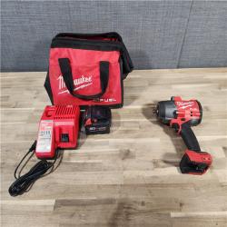 HOUSTON LOCATION - AS-IS Milwaukee M18 1/2 in. Cordless Brushless High Torque Impact Wrench Kit (Battery & Charger)