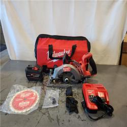 AS-IS- M18 FUEL 18V Lithium-Ion Cordless 7-1/4 in. Rear Handle Circular Saw Kit with FORGE 12.0 Ah Battery and Rapid Charger