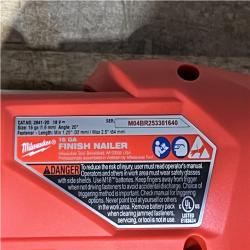 Houston Location AS-IS Milwaukee FUEL 18-Volt Lithium-Ion Brushless Cordless Gen II 16-Gauge Angled Finish Nailer (Tool-Only)