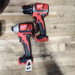 HOUSTON LOCATION - AS-IS Milwaukee 18V Lithium-Ion Cordless Drill Driver/Impact Driver Combo Kit