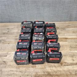 HOUSTON LOCATION - AS-IS MILWAUKEE BATTERY PACK QTY - 15